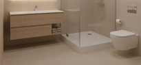 brodzik kwadratowy solidstep 90x90 aranżacja
