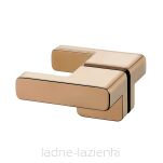Miedziane błyszczące drzwi prysznicowe EVENTA COPPER SHINE 120 lewe szkło 8mm (120-121) EXK-6360 - 8