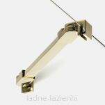 Złota kabina prysznicowa 110x110 NEW SOLEO LIGHT GOLD L/P NEW TRENDY K-1867 - 12