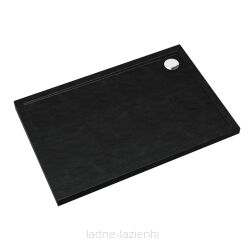 Schedpol brodzik SHARPER BLACK STONE 80x100 h4,5 Schedline 3S.S1P-80100/C/ST