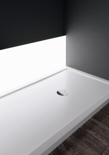 NOVELLINI Brodzik OLYMPIC PLUS 120X70 biały  z syfonem OL120704-30