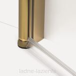 Drzwi prysznicowe złoto szczotkowane 90 NEW SOLEO GOLD BRUSHED New Trendy D-0745A - 5