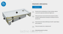 Schedpol brodzik CAMERON 90x130 h12 Schedline 130x90 3ST.C2P-90130 - 2
