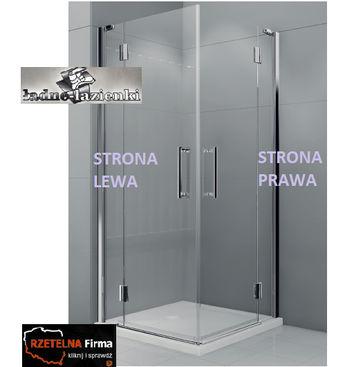 Novellini Kabina prysznicowa Modus A 95x90 MODUSA95L-S-1K + MODUSA90L-D-1K PROMOCJA