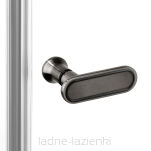 Drzwi prysznicowe 80 P składane grafitowe szczotkowane NEW SOLEO GUNMETAL BRUSHED New Trendy D-0541A - 7