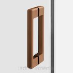 Miedziana szczotkowana Kabina prysznicowa 100x100 P rozsuwana PRIME COPPER BRUSHED New Trendy D-0813A/D-0343B - 7