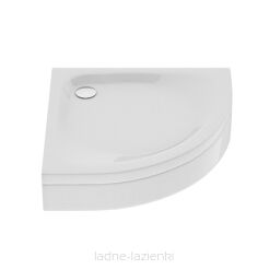 NEW TRENDY Brodzik NEW CANTARE 80x80x3,5 h18,5 półokrągły B-0308