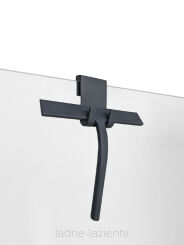 NEW TRENDY ściągaczka silikonowa łazienkowa z wieszakiem antracyt AK-0026