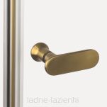 Złota szczotkowana kabina prysznicowa 90x90 składana NEW SOLEO GOLD BRUSHED New Trendy K-4307 - 4