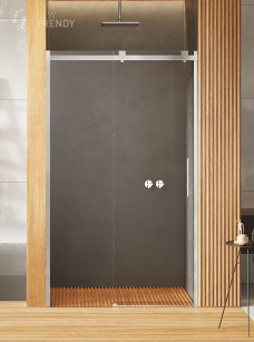 Drzwi prysznicowe SOFTI 140 szkło 8mm New trendy EXK-3899