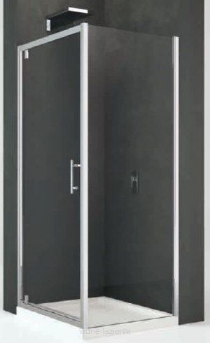NOVELLINI Kabina prysznicowa Kali G+F 100x100 Drzwi obrotowe  KALI G 100+ścianka Kali F 100  KALIG96-1B+KALIF98-1B