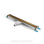 ZŁOTY szczotkowany Odpływ Liniowy VISIO SLIM GOLD BRUSHED 80 New Trendy OL-0083 - 2