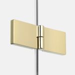 Złota kabina prysznicowa 90x90 składana NEW SOLEO LIGHT GOLD K-1953 - 13
