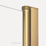 Złoty szczotkowany parawan nawannowy New SOLEO  GOLD BRUSHED 60x140 New trendy P-0179 - 2