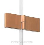 Miedziana kabina prysznicowa 100x100 L NEW SOLEO COPPER BRUSHED New Trendy K-2048 - 14