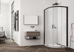 TLSR 80x80 czarna SANSWISS Kabina prysznicowa TOP LINE S BLACK TLSR550800607