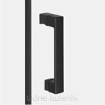 Czarna kabina prysznicowa NESTA BLACK 120x80 prawa K-3751 NEW TRENDY - 10