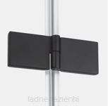 Czarna kabina prysznicowa NESTA BLACK 120x80 prawa K-3751 NEW TRENDY - 4