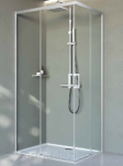 Kabina prysznicowa przesuwna 90x90 chrom Novellini Click AH Easy Clean CLICKAH88L1B - 7