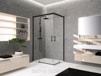 Novellini czarna kabina prysznicowa KALI AH 120x75 KALIAH116L1H+KALIAH71L1H - 6