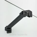 NEW TRENDY Kabina prysznicowa AVEXA BLACK 90x120 czarna EXK-1615 - 5