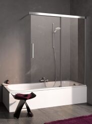 Kermi Parawan nawannowy NICA 100x150 Prawy rozsuwany 2 el NIH2R10015VPK