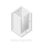 NEW TRENDY drzwi prysznicowe NEW SOLEO 80X195 prawe  SKŁADANE D-0132A - 4