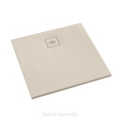 Brodzik PROTOS CASHMERE STONE 90x90 kremowy Schedline 3SP.P2K-9090/PK/ST-M1/PK/ST