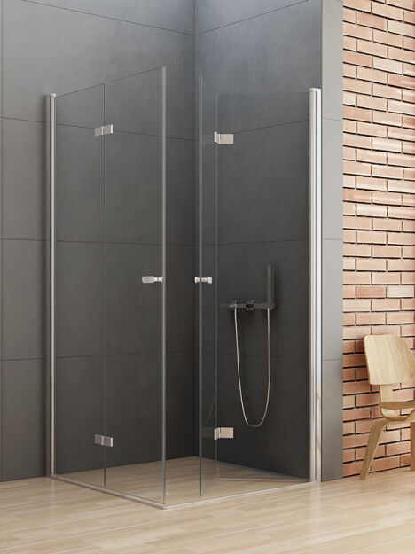 NEW TRENDY kabina prysznicowa NEW SOLEO 90x90 D-0149A/D-0153A