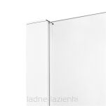 Białe Drzwi prysznicowe PRIME WHITE 130 P (127,7-131,7) New trendy D-0407A - 7