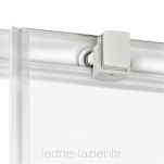 Białe Drzwi prysznicowe PRIME WHITE 130 P (127,7-131,7) New trendy D-0407A - 5