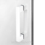 Białe Drzwi prysznicowe PRIME WHITE 130 P (127,7-131,7) New trendy D-0407A - 6
