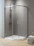 NEW TRENDY Kabina asymetryczna półokrągła NEW VARIA 100x80 k-5470 ( następca do K-0507) - 11