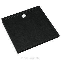 Schedpol brodzik SHARPER BLACK STONE 80x80x4,5 Schedline 3S.S2K-8080/C/ST