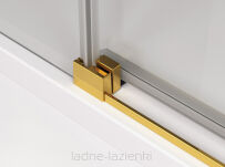 Sanswiss drzwi prysznicowe CADURA GOLD 160 Lewe złote CAS2G1601207 - 3
