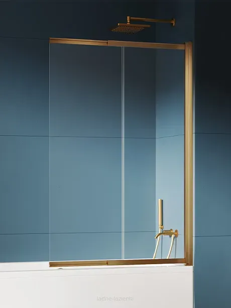 Parawan rozsuwany nawannowy SENSI 100x150 Gold Brushed NEW TRENDY P-0263