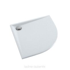 Brodzik półokrągły LIBRA WHITE STONE 90x90x3 Schedpol Schedline 3SP.L1O-9090/B/ST