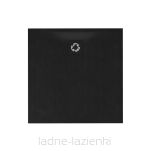 Brodzik kompozytowy 80x80 MAGNIFIC BLACK STONE Schedline 3SP.M1K-8080/C/ST-M9/C/ST - 11