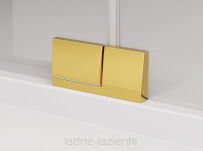 Sanswiss Kabina prysznicowa CADURA GOLD 140x75 CA13+CAT1 Lewa złota CA13G1401207+CAT10751207 - 2