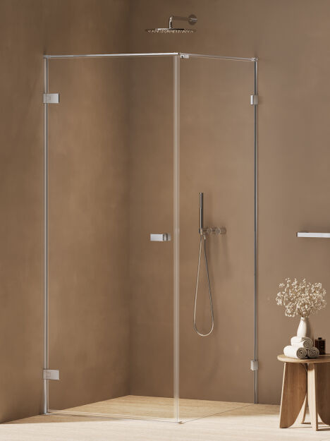 Kabina prysznicowa 100x120x200 cm New Trendy OXIA Chrome, zawias przy ścianie, Prawa AXJ-0101