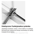 NEW TRENDY Kabina prysznicowa AVEXA 120x120 EXK-1539 - 10