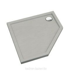 Schedpol brodzik SHARPER CEMENT STONE 80x80 cementowy Schedline 3S.S1PK-8080/CT/ST