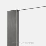 Kabina Walk In grafitiowa Nesta Gunmetal 100 szkło 8mm NEW TRENDY K-1757 - 4