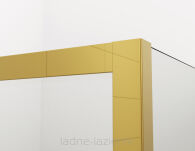 Sanswiss Kabina prysznicowa CADURA GOLD 140x90 CA13+CAT1 Lewa złota CA13G1401207+CAT10901207 - 9