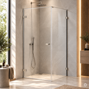 Kabina prysznicowa 70x70x200 cm New Trendy OXIA Nickel Brushed  Lewa AXJ-1130