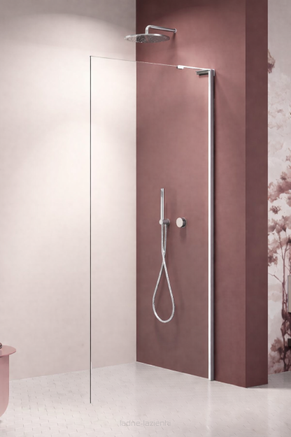 NEW TRENDY NESTA 80 Walk In 8 mm chrom 200 cm