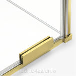 NEW TRENDY Kabina prysznicowa SMART Light Gold złota 110x110 h200 EXK-4275 - 10