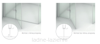 NEW TRENDY Kabina prysznicowa EVENTA 120x90 8mm EXK-4549 - 10