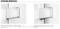 NEW TRENDY Kabina prysznicowa EVENTA 120x90 8mm EXK-4549 - 2