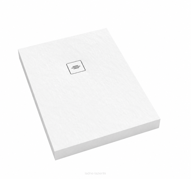 Brodzik NonLimits WHITE STONE 90x100 biały Schedpol Schedline 3ST.N1P-90100/B/ST-M1/B/ST